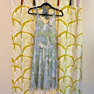 Vintage paisley halter dress